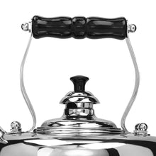 Load image into Gallery viewer, Richmond Heritage Chromed Copper Whistling Tea Kettle for Gas Stovetops - No. 4

